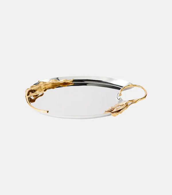  L'objet L'objet Fern Medium 24kt Gold-plated Tray 
