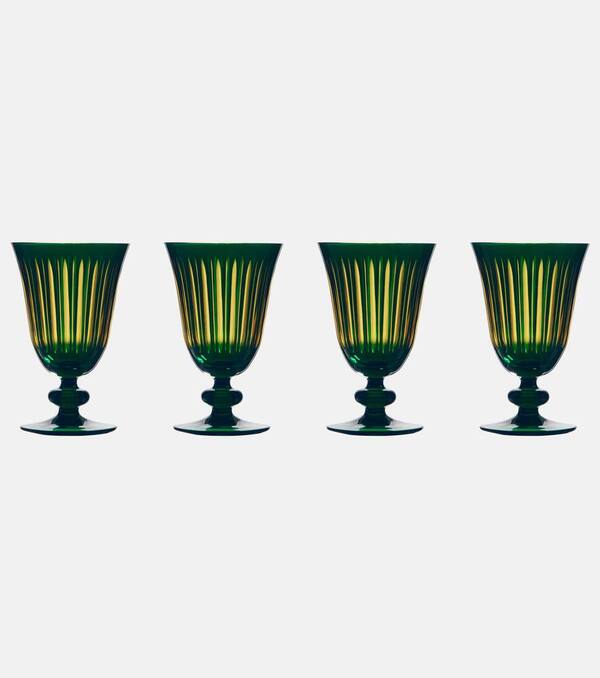  L'objet L'objet Prism Set Of 4 Wine Glasses 
