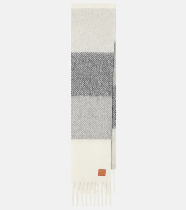  Loewe Loewe Alpaca And Wool-blend Scarf 