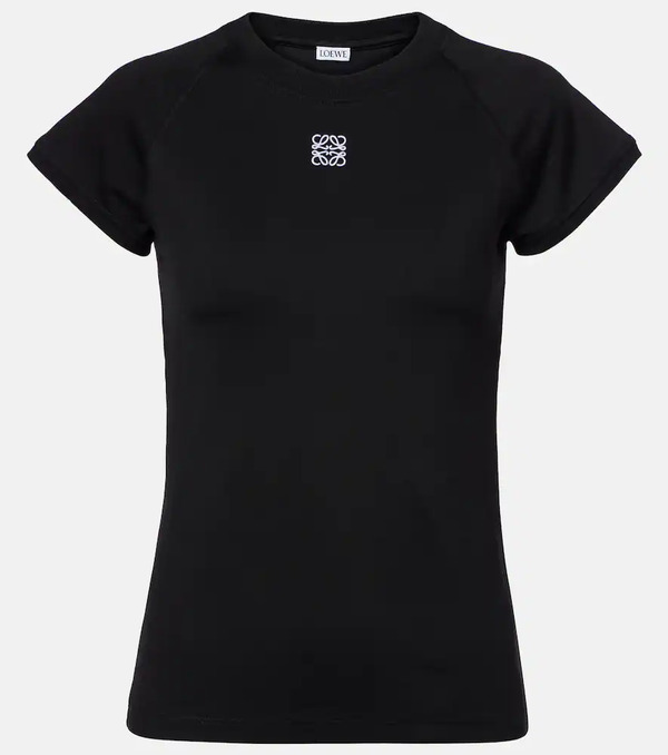  Loewe Loewe Anagram Cotton-blend Jersey T-shirt 