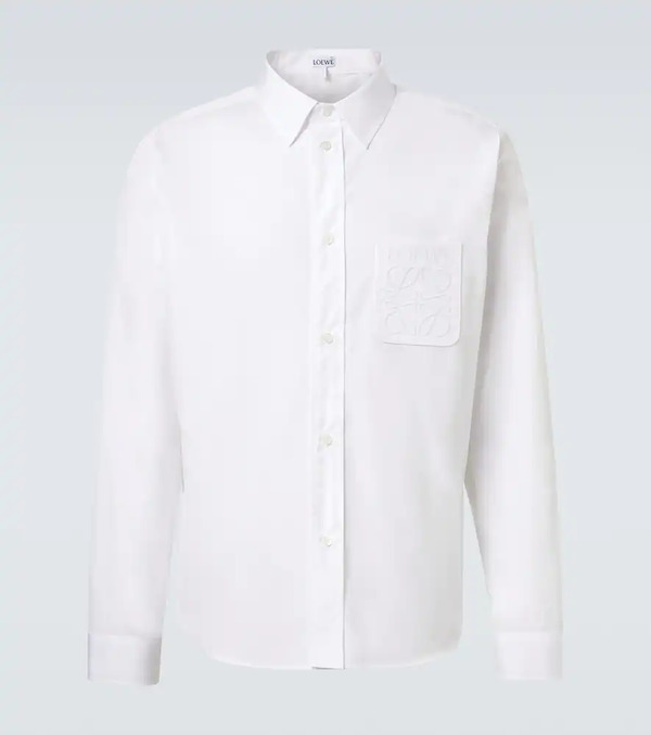  Loewe Loewe Anagram Cotton Poplin Shirt 