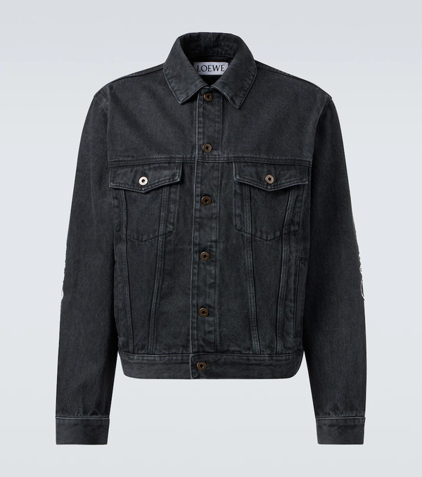  Loewe Loewe Anagram Denim Jacket 