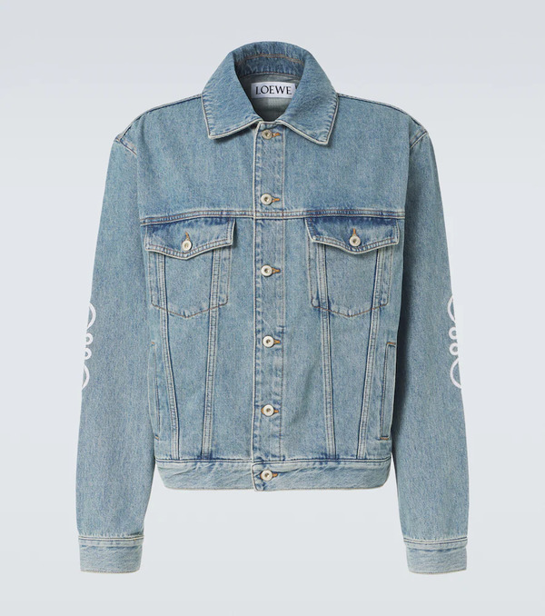  Loewe Loewe Anagram Denim Jacket 