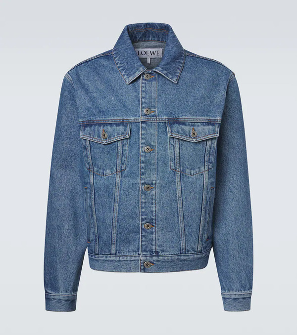  Loewe Loewe Anagram Denim Jacket 