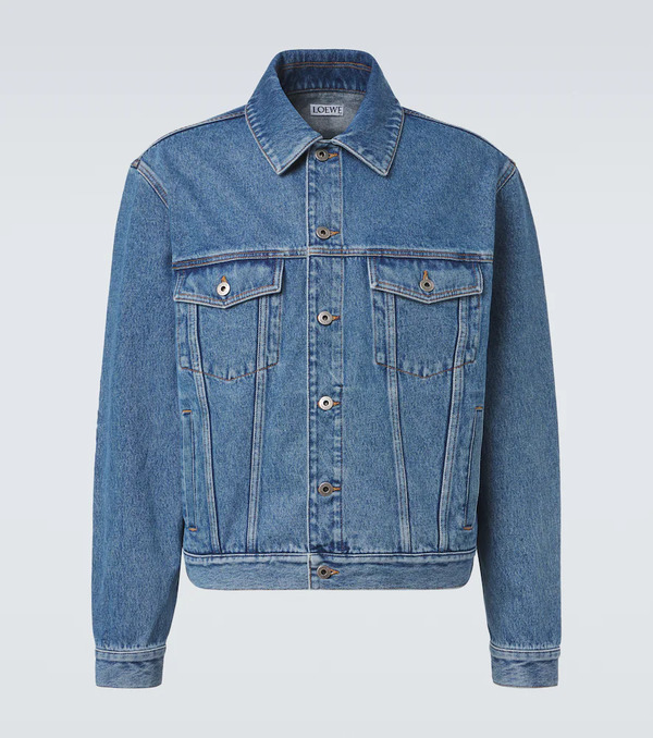  Loewe Loewe Anagram Denim Jacket 