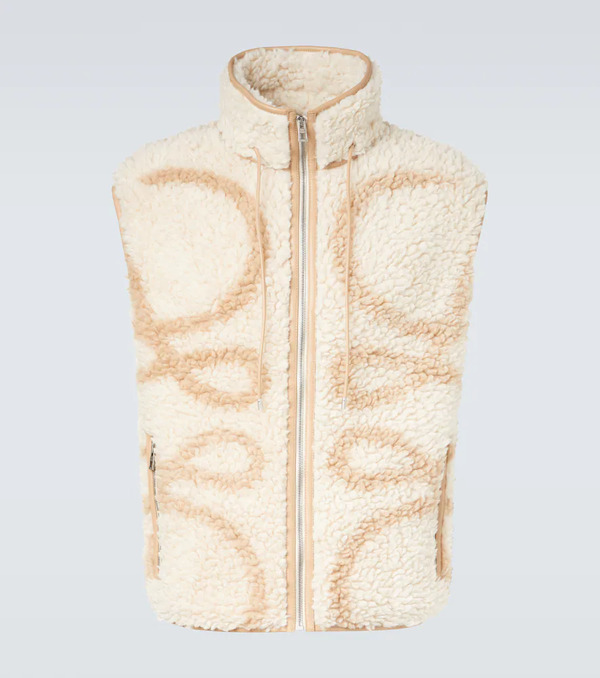  Loewe Loewe Anagram Fleece Jacquard Vest 
