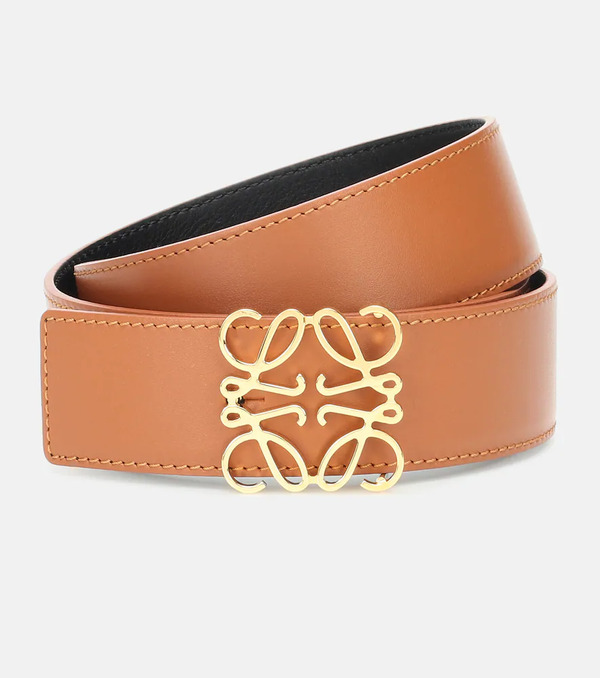  Loewe Loewe Anagram Leather Belt 