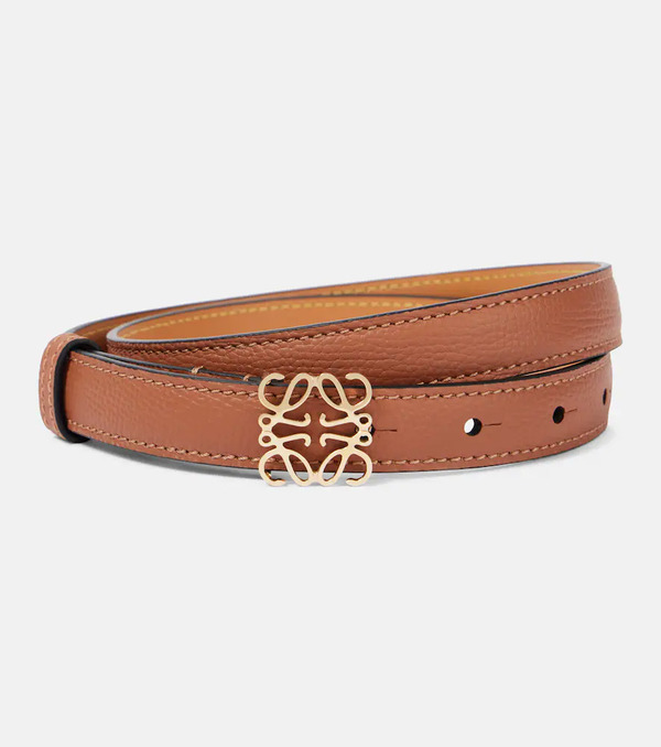  Loewe Loewe Anagram Leather Belt 