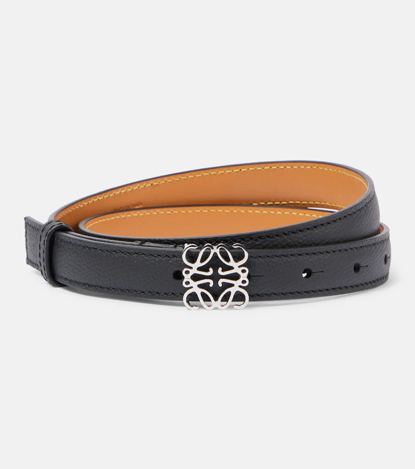  Loewe Loewe Anagram Leather Belt 