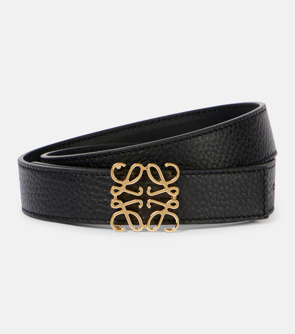  Loewe Loewe Anagram Leather Belt 