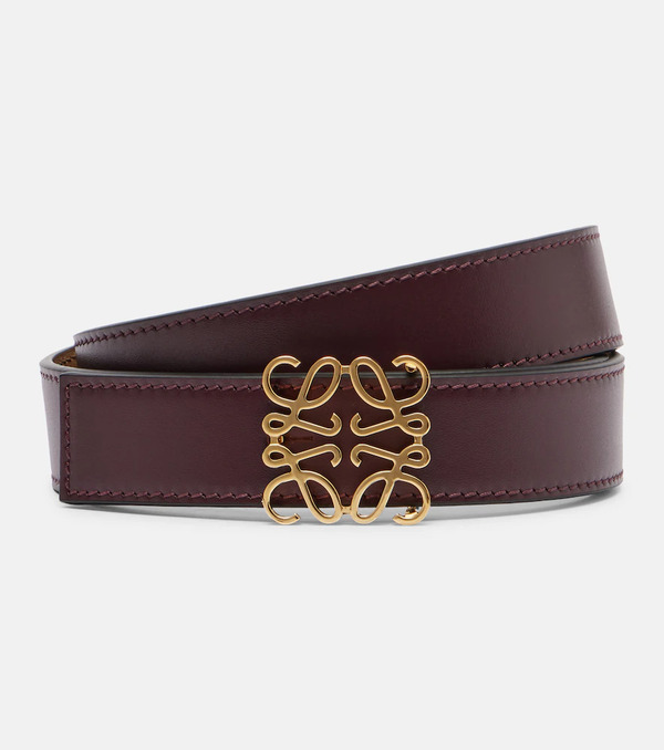  Loewe Loewe Anagram Leather Belt 