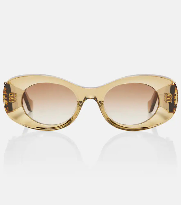  Loewe Loewe Anagram Oval Sunglasses 