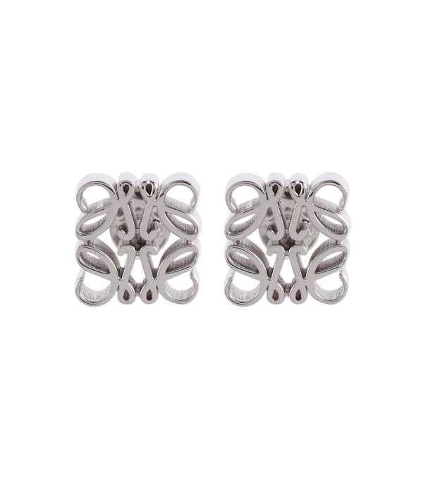  Loewe Loewe Anagram Sterling Silver Stud Earrings 