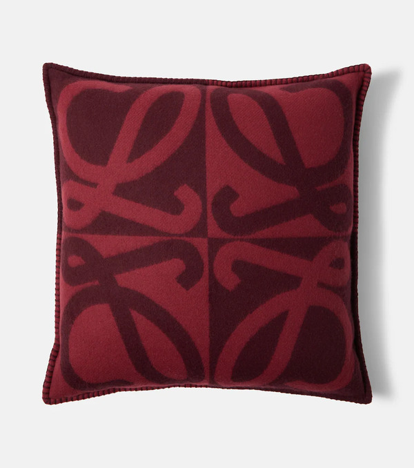  Loewe Loewe Anagram Wool And Cashmere Cushion 