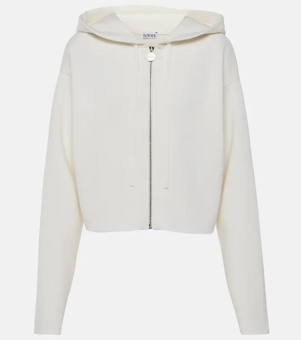  Loewe Loewe Anagram Wool-blend Zip-up Hoodie 