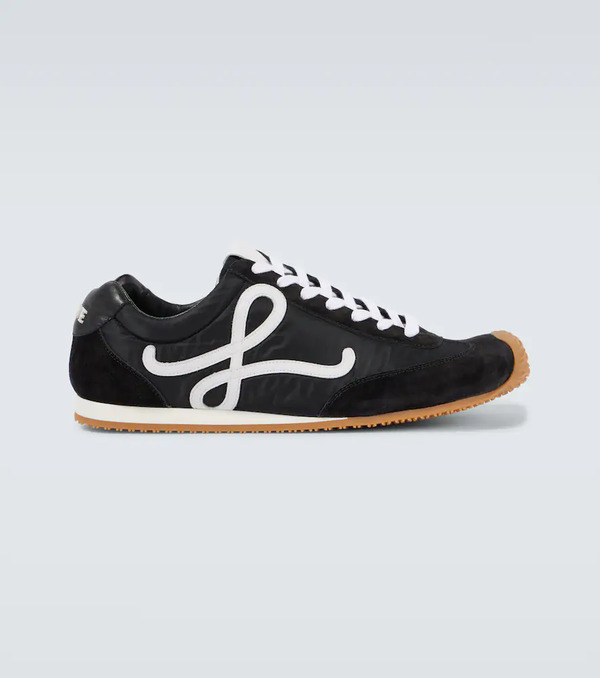  Loewe Loewe Ballet Runner 2.0 Leather-trimmed Sneakers 