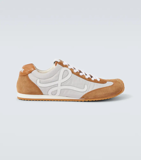  Loewe Loewe Ballet Runner 2.0 Suede-trimmed Sneakers 