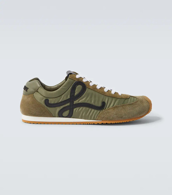  Loewe Loewe Ballet Runner 2.0 Suede-trimmed Sneakers 