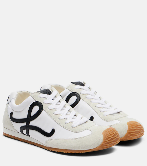  Loewe Loewe Ballet Runner 2.0 Suede-trimmed Sneakers 