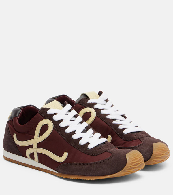  Loewe Loewe Ballet Runner 2.0 Suede-trimmed Sneakers 