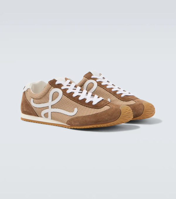  Loewe Loewe Ballet Runner 2.0 Suede-trimmed Sneakers 