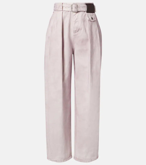  Loewe Loewe Belted Wide-leg Jeans 