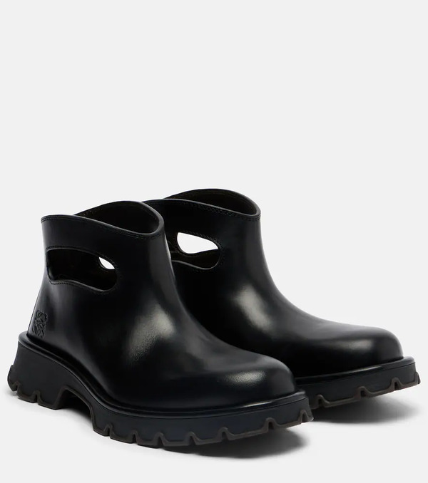  Loewe Loewe Bobby Leather Ankle Boots 