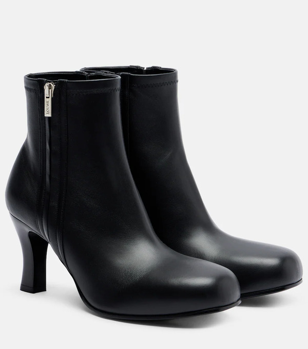  Loewe Loewe Bobine 90 Leather Ankle Boots 