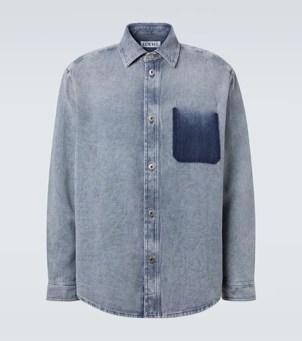  Loewe Loewe Cotton And Linen Canvas Shirt 