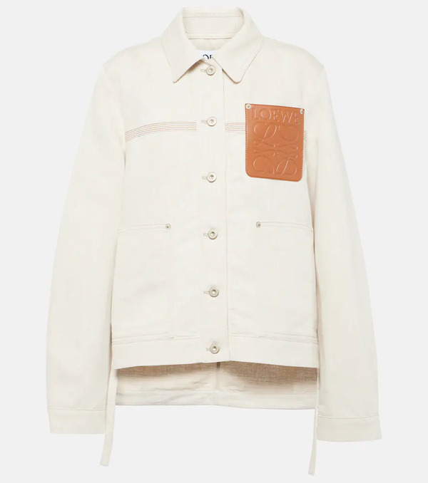  Loewe Loewe Cotton And Linen Jacket 