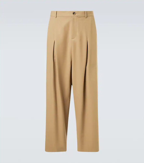  Loewe Loewe Cotton Twill Wide-leg Pants 