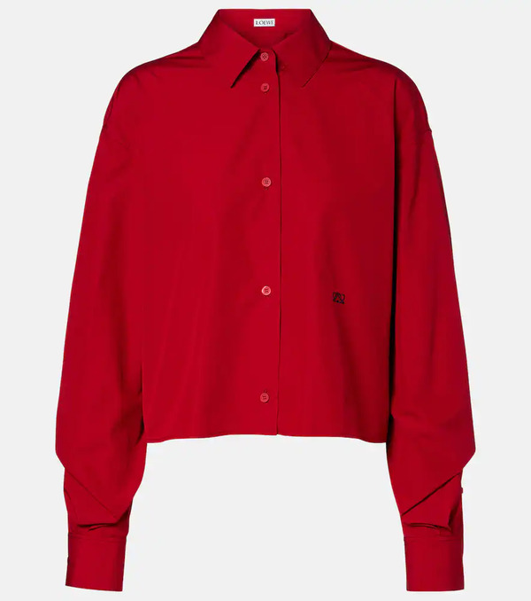  Loewe Loewe Cropped Cotton Shirt 