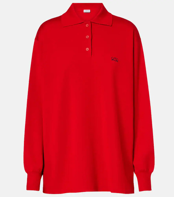  Loewe Loewe Double L Cashmere-blend Polo Sweater 