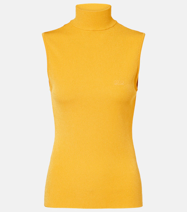  Loewe Loewe Double L Ribbed-knit Top 