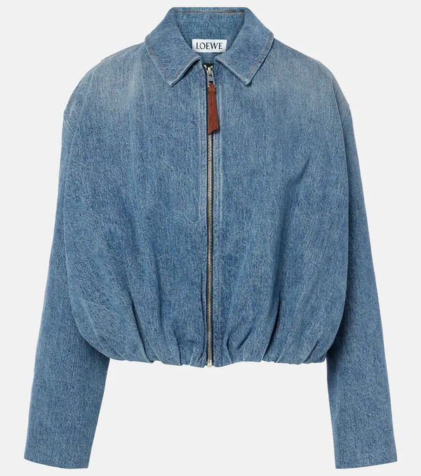  Loewe Loewe Draped Denim Jacket 