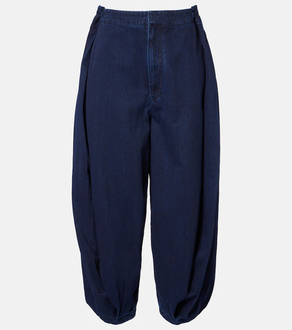  Loewe Loewe Draped Wide-leg Jeans 