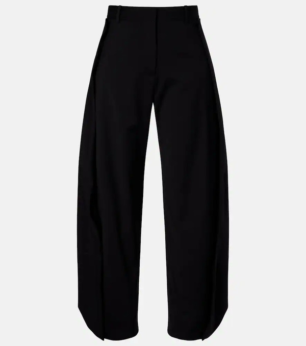  Loewe Loewe Draped Wool Wide-leg Pants 
