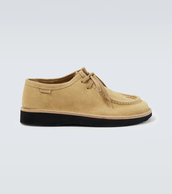  Loewe Loewe Faro Suede Derby Shoes 