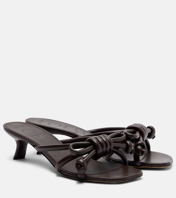  Loewe Loewe Flamenco 45 Leather Mules 