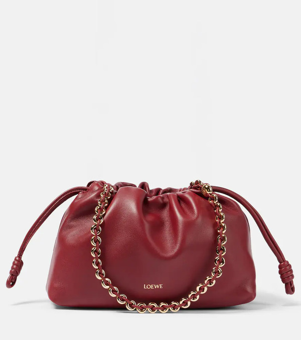  Loewe Loewe Flamenco Medium Leather Clutch 