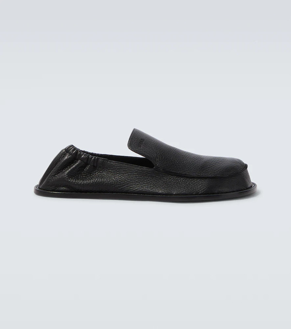  Loewe Loewe Flex Leather Loafers 