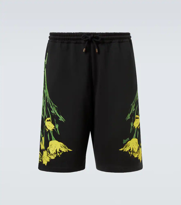  Loewe Loewe Floral Cotton Shorts 
