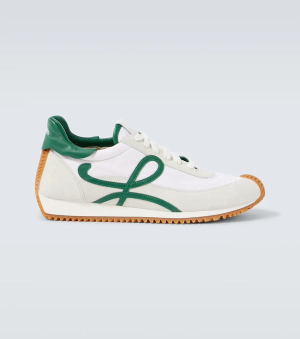  Loewe Loewe Flow Runner 2.0 Suede-trimmed Sneakers 