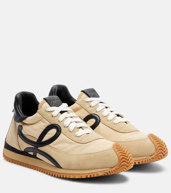  Loewe Loewe Flow Runner 2.0 Suede-trimmed Sneakers 