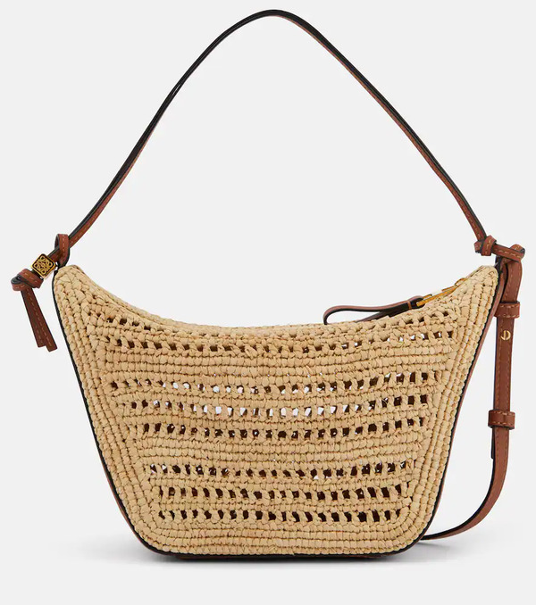  Loewe Loewe Hammock Mini Raffia Shoulder Bag 