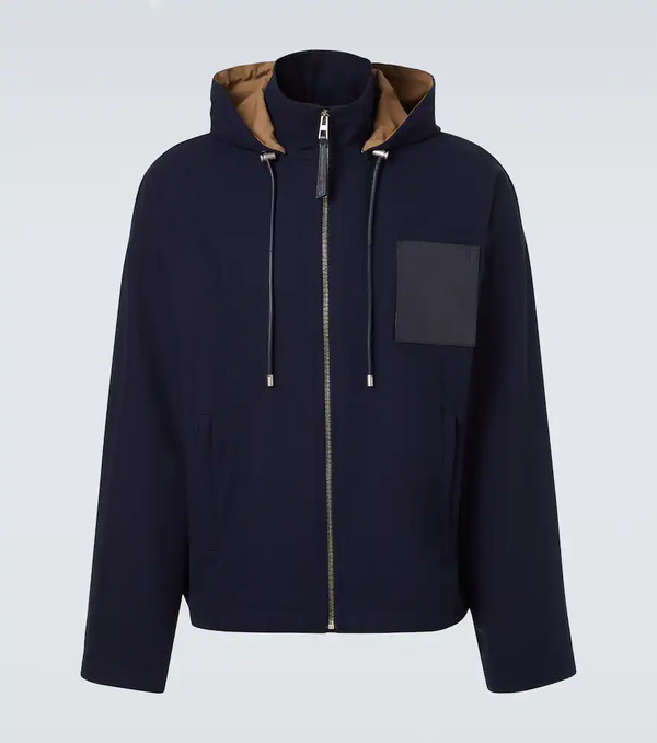  Loewe Loewe Hooded Cotton Twill Jacket 
