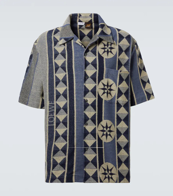  Loewe Loewe Jacquard Terry Bowling Shirt 