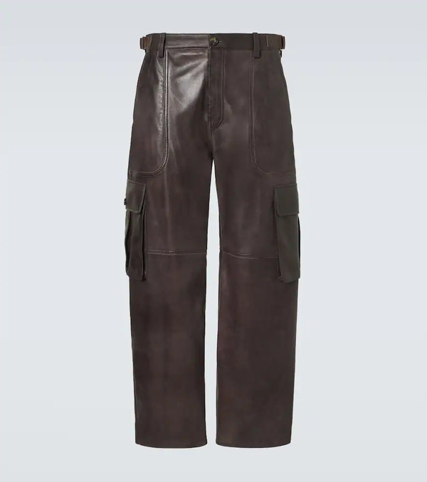  Loewe Loewe Leather Cargo Pants 