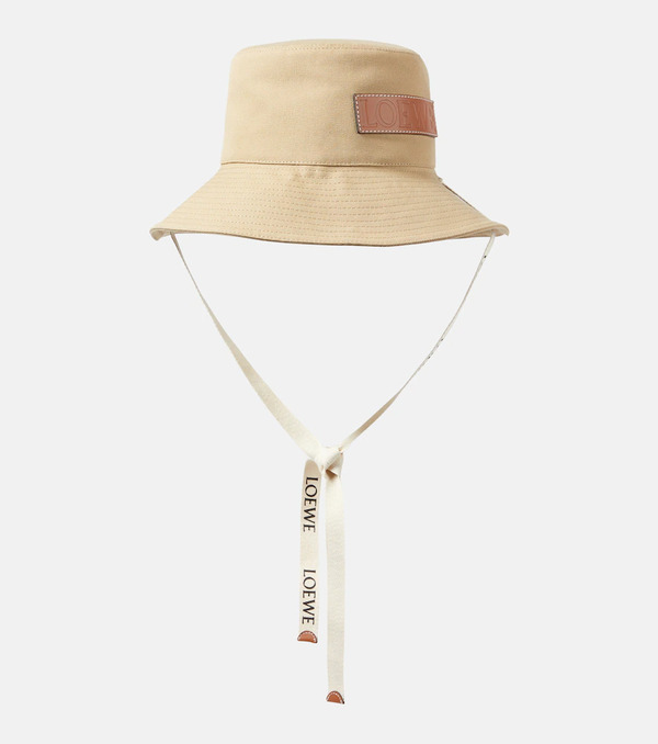  Loewe Loewe Logo Canvas Bucket Hat 