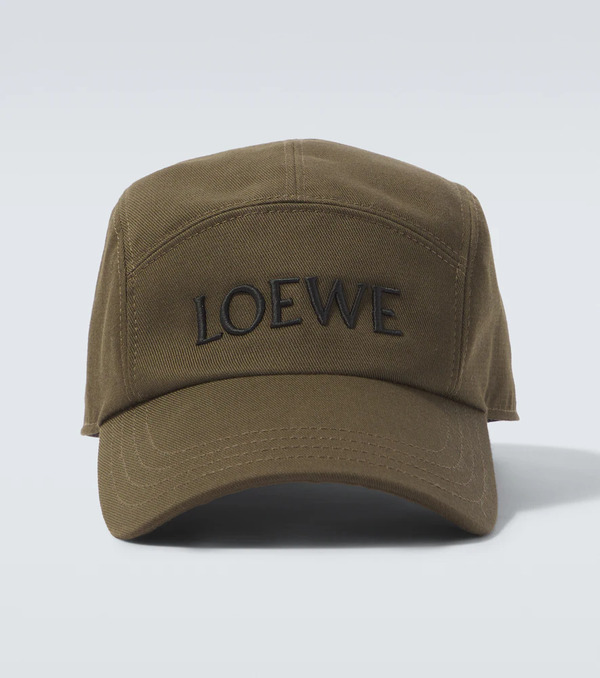  Loewe Loewe Logo Embroidered Cotton Baseball Cap 